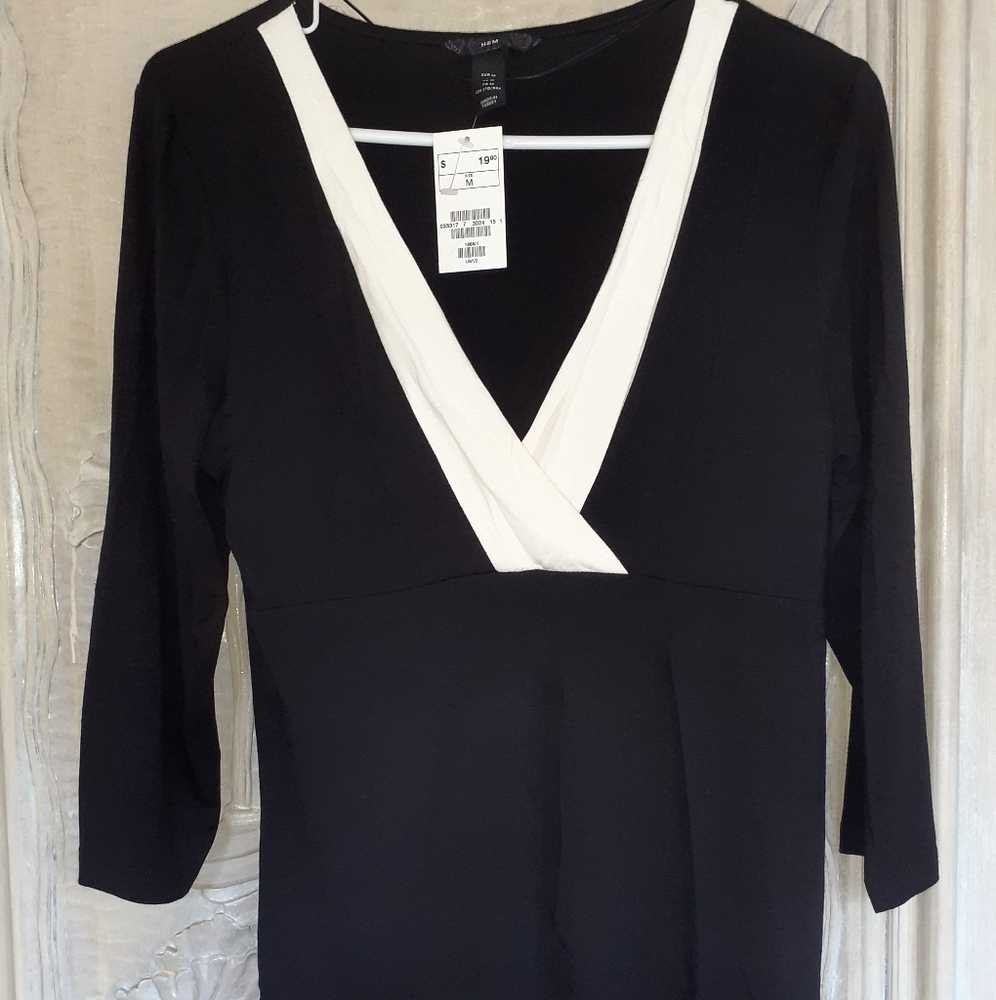 H&M black top (work٫ business casual attire)